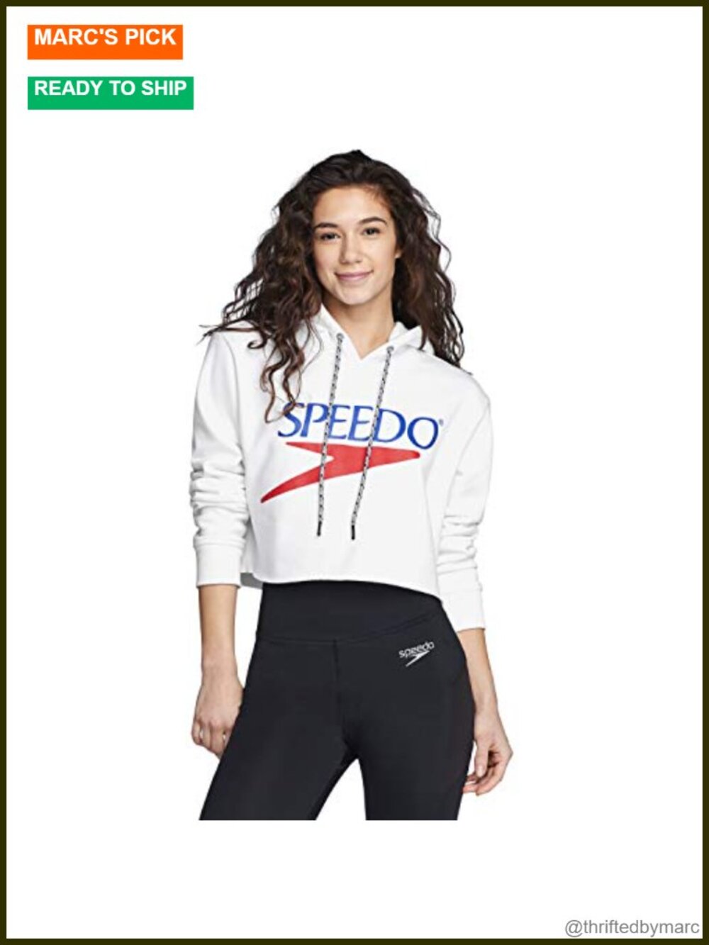 Cropped Hoodie Sweatshirt Letter Print Long Sleeve